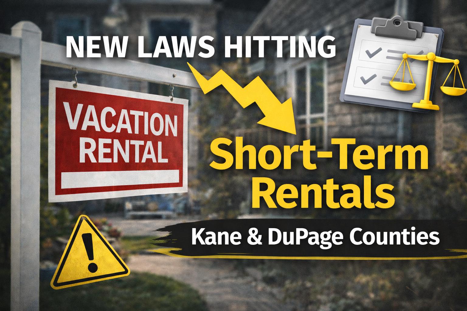 Short-Term Rentals in Suburban Chicago: Kane County Acts, DuPage County Follows